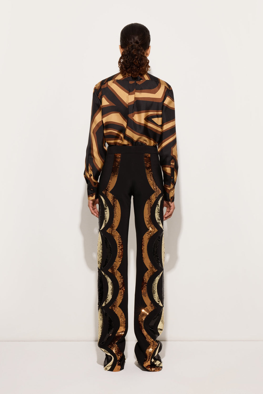 Pucci Labirinto Print Silk Twill Shirt