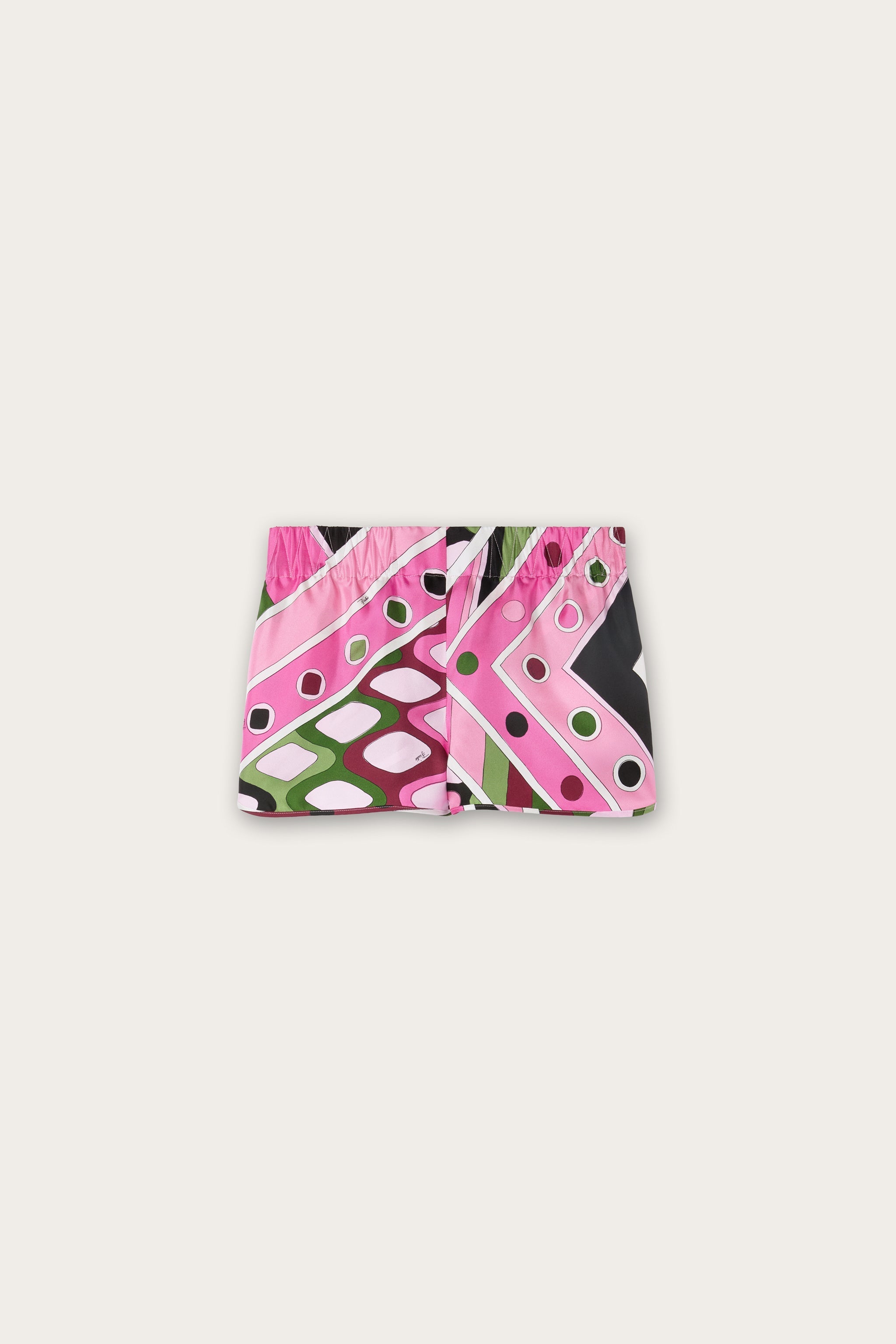 Pucci Vivara Print Silk Shorts