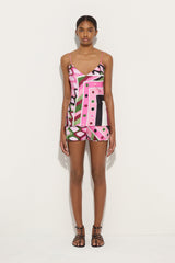 Pucci Vivara Print Silk Shorts