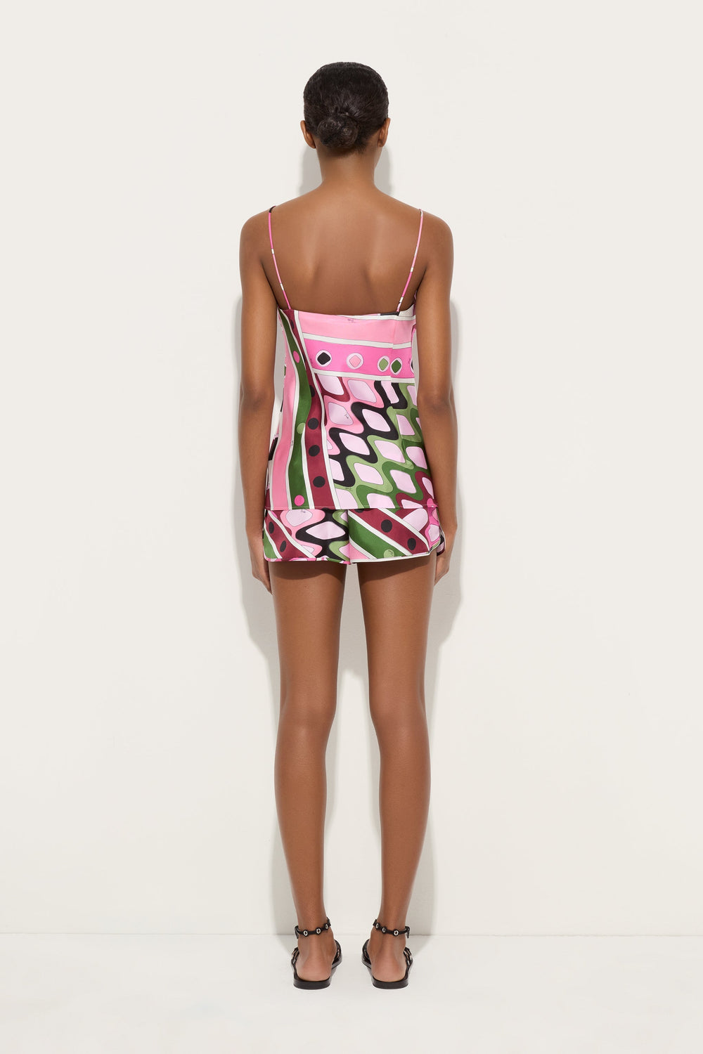 Pucci Vivara Print Silk Shorts