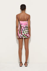 Pucci Vivara Print Silk Shorts