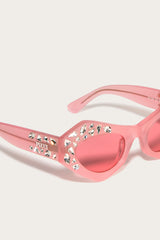 Pucci Cat-Eye Sunglasses with Rhinestones