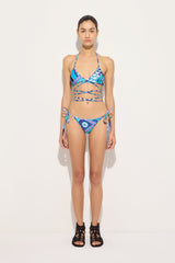 Pucci Vivara Print Triangle Bikini Top