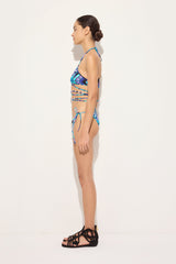 Pucci Vivara Print Triangle Bikini Top