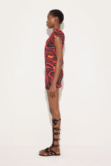 Pucci Marmo Print Shibori Dress