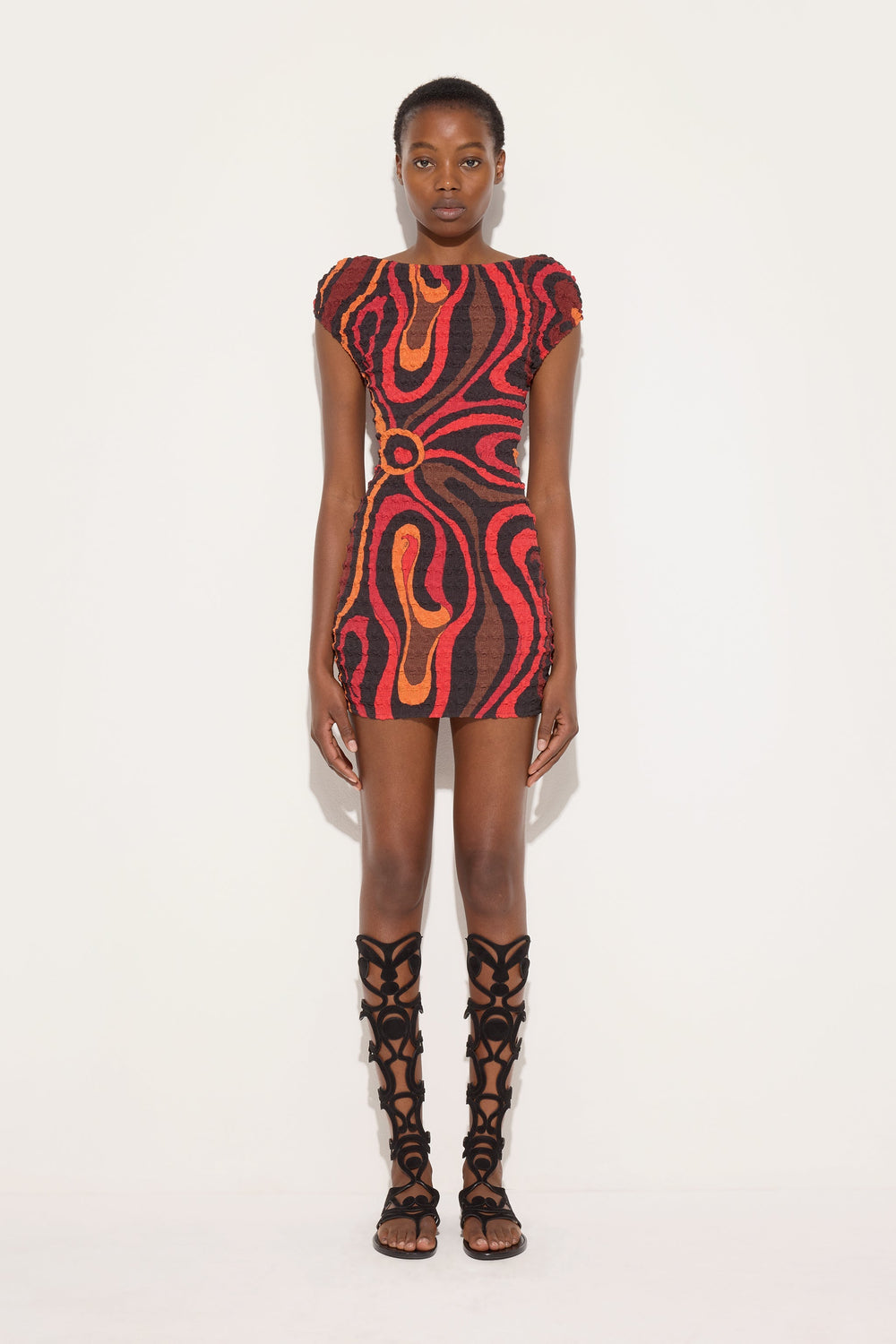 Pucci Marmo Print Shibori Dress