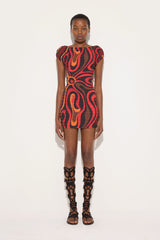 Pucci Marmo Print Shibori Dress