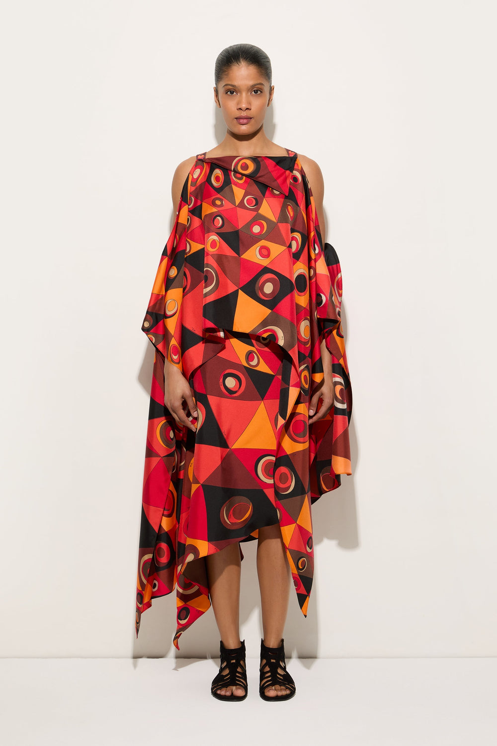 Pucci Occhi Print Long Foulard Dress