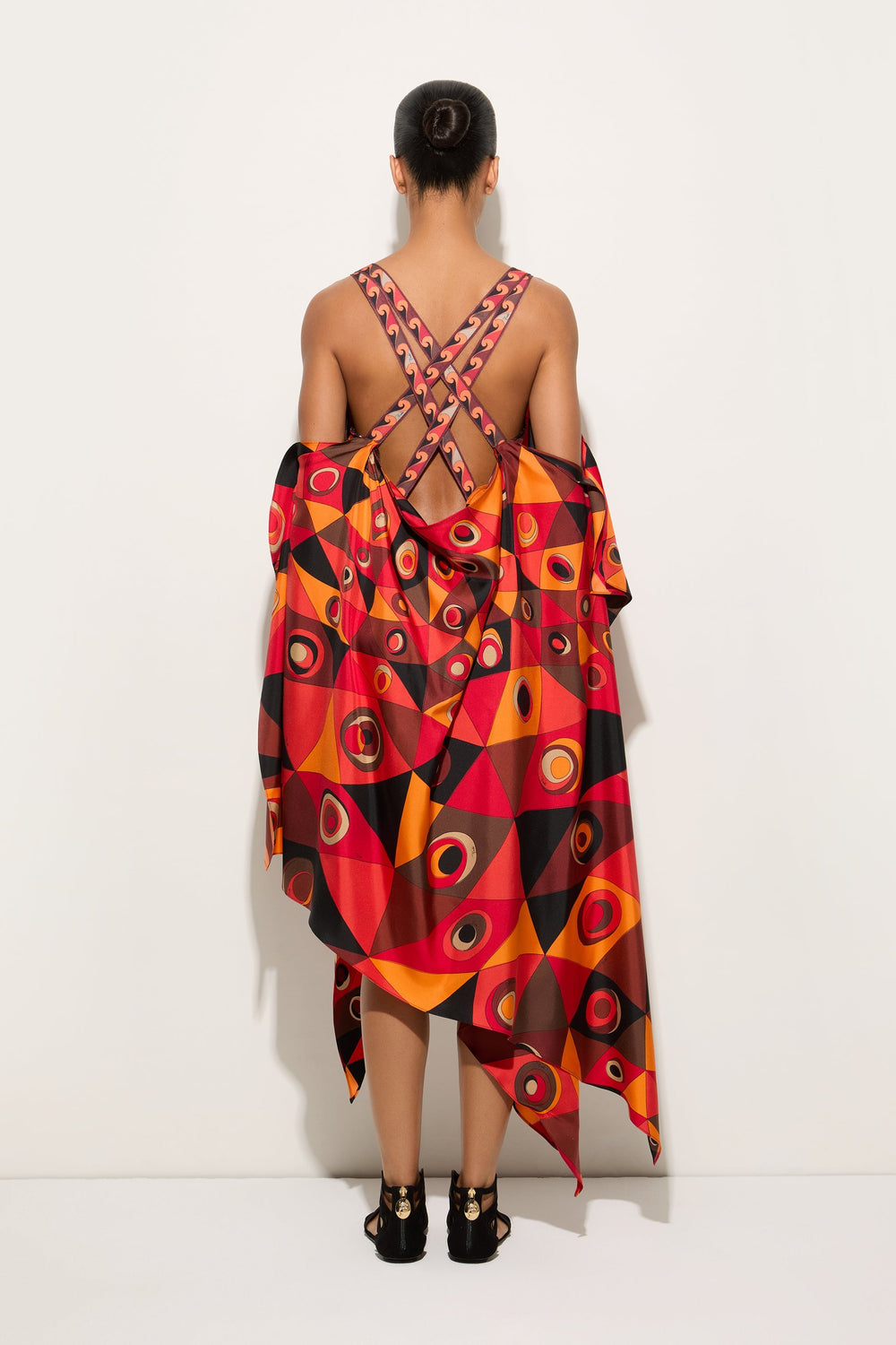 Pucci Occhi Print Long Foulard Dress