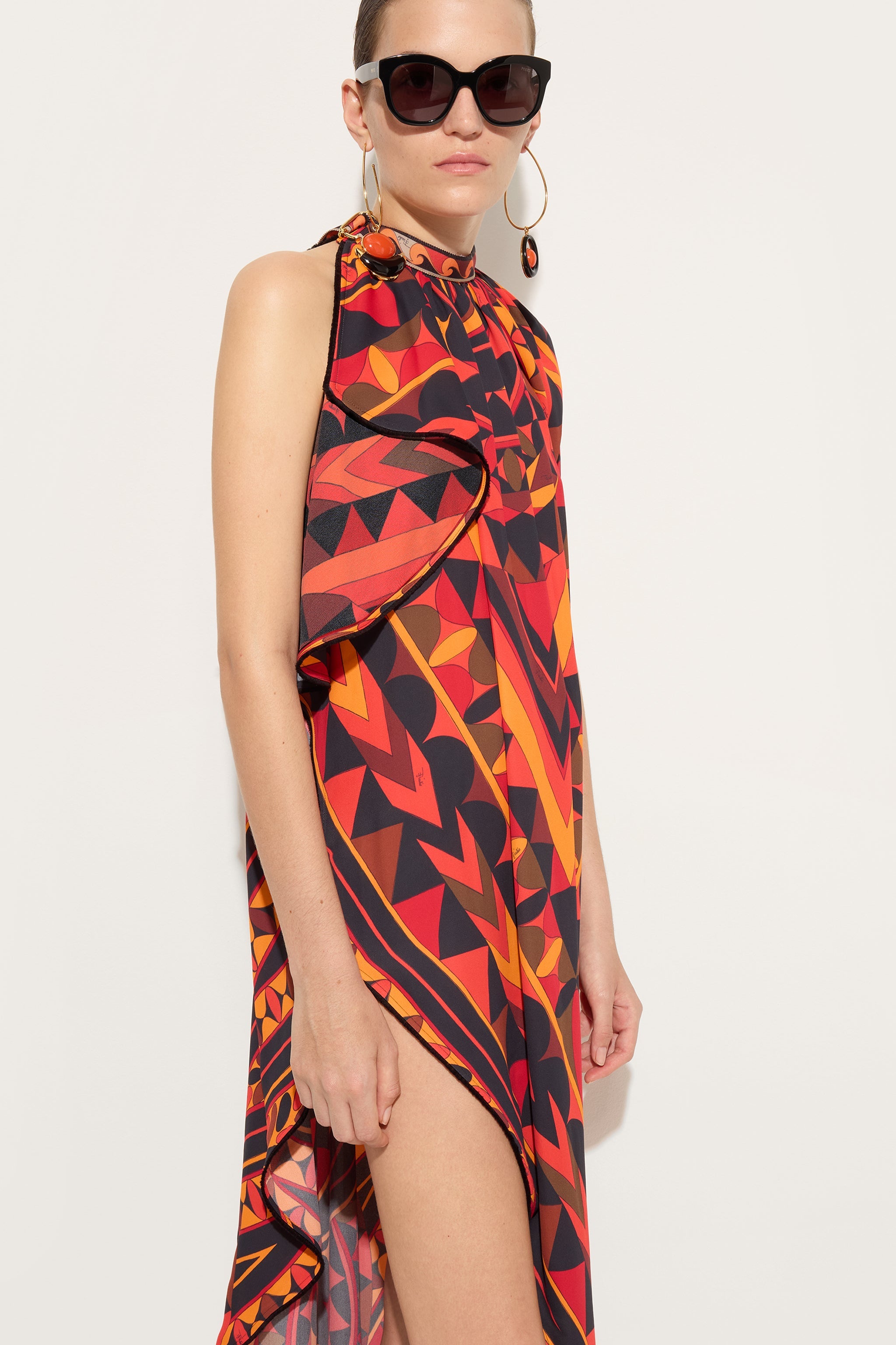 Pucci Manuba Print Silk Dress
