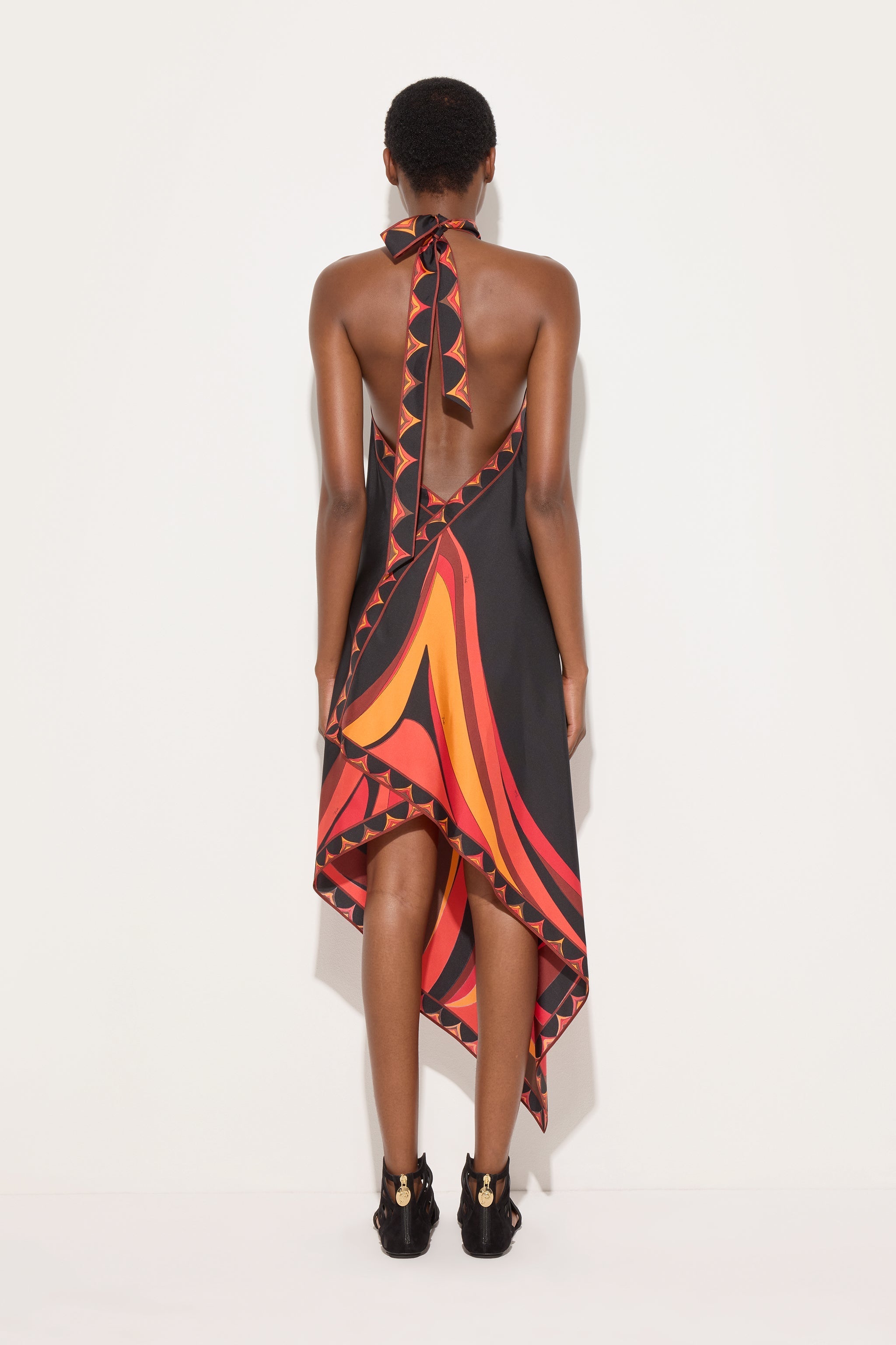 Pucci Fari Print Silk Dress
