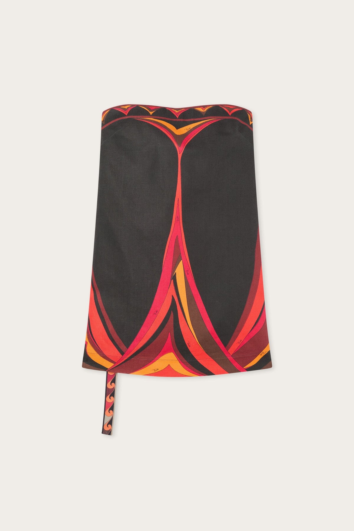 Pucci Fari Print Cotton and Linen Dress