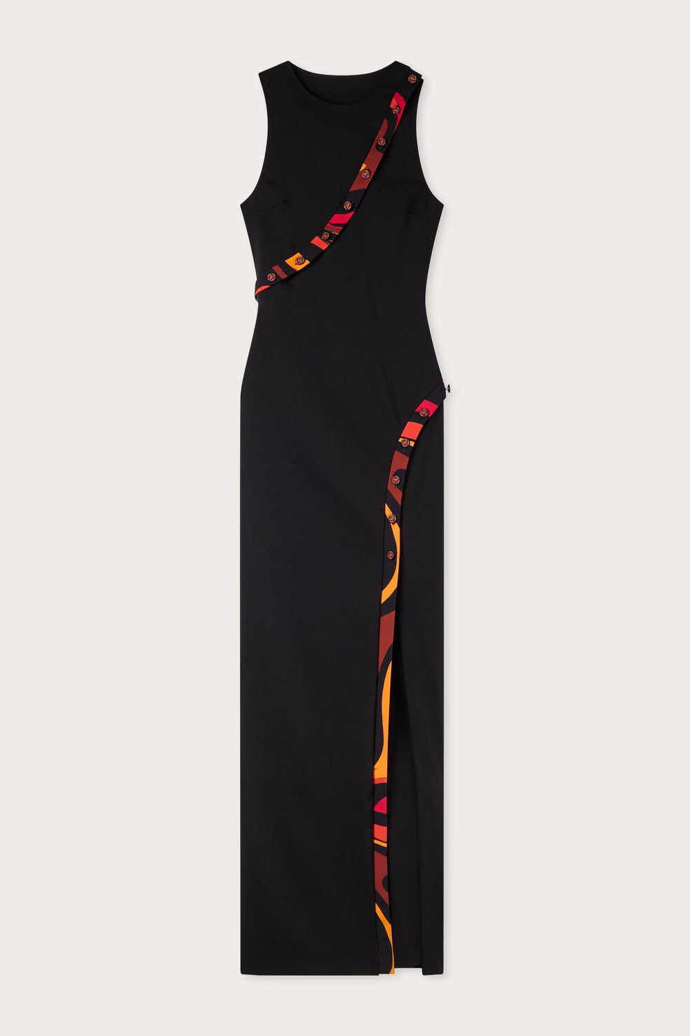 Pucci Long fitted dress with printed detail