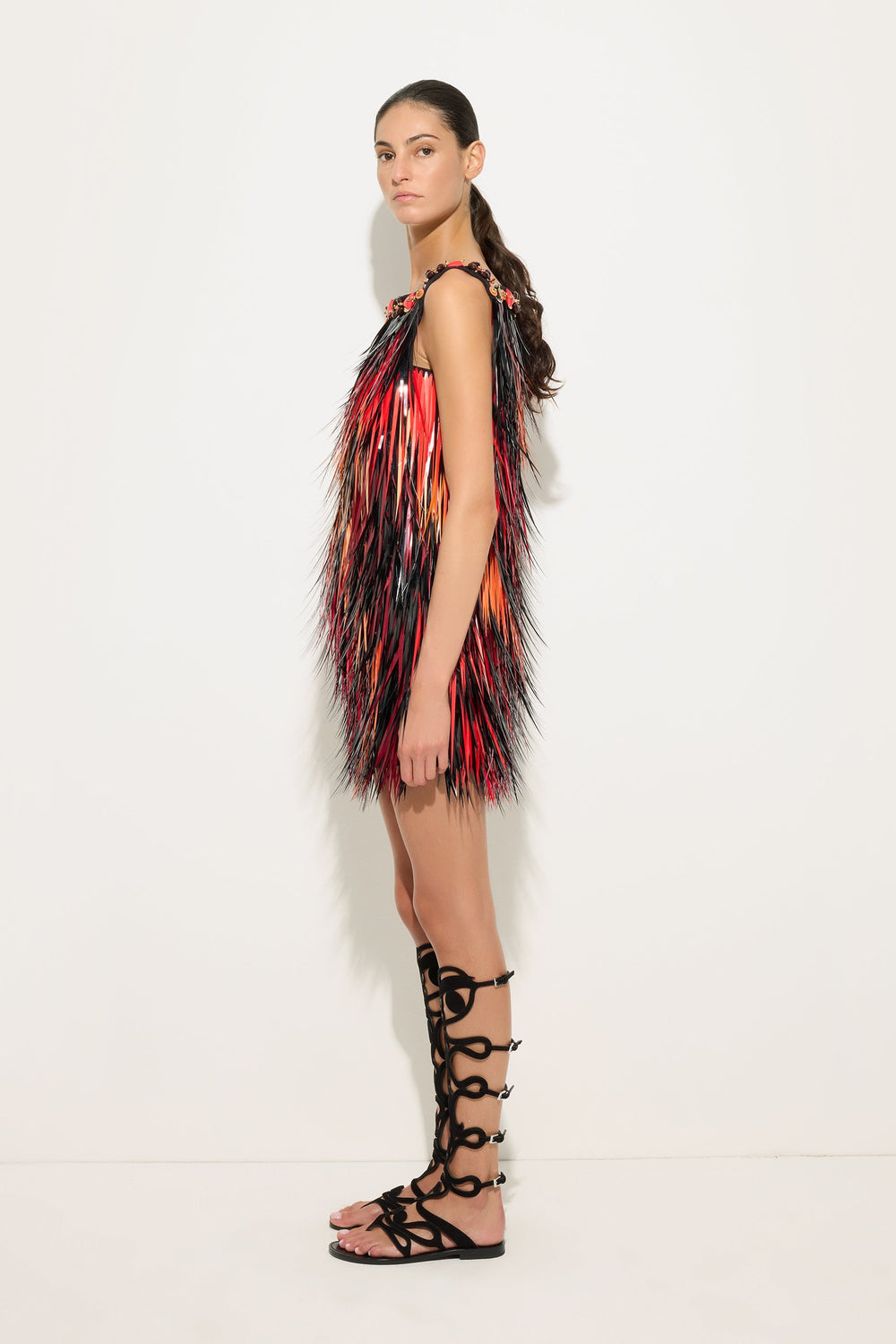 Pucci Embroidered Dress with jewel neckline