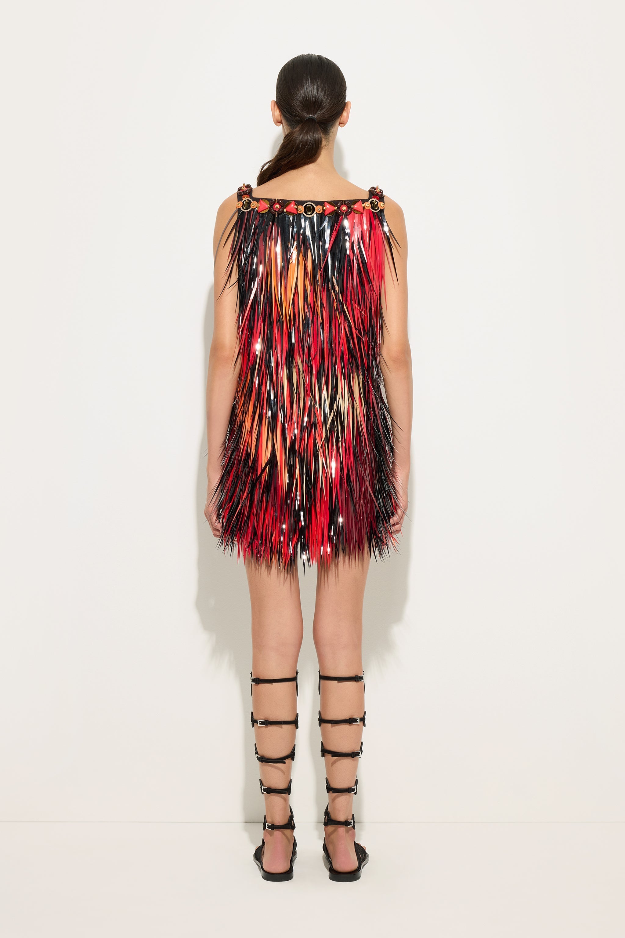 Pucci Embroidered Dress with jewel neckline