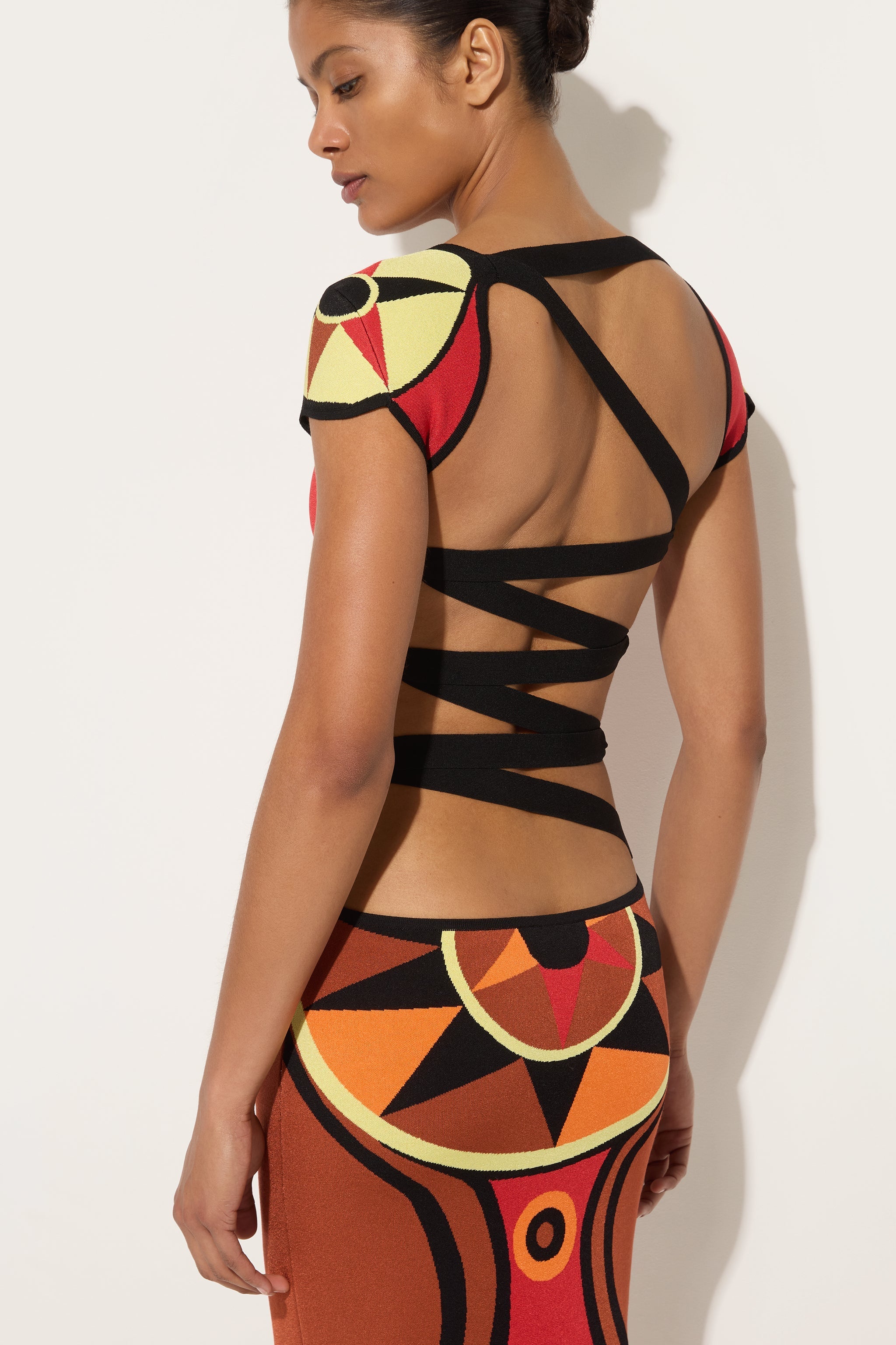 Pucci Jacquard fitted dress