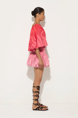 Pucci Marmo Gradient Print Ramie Dress
