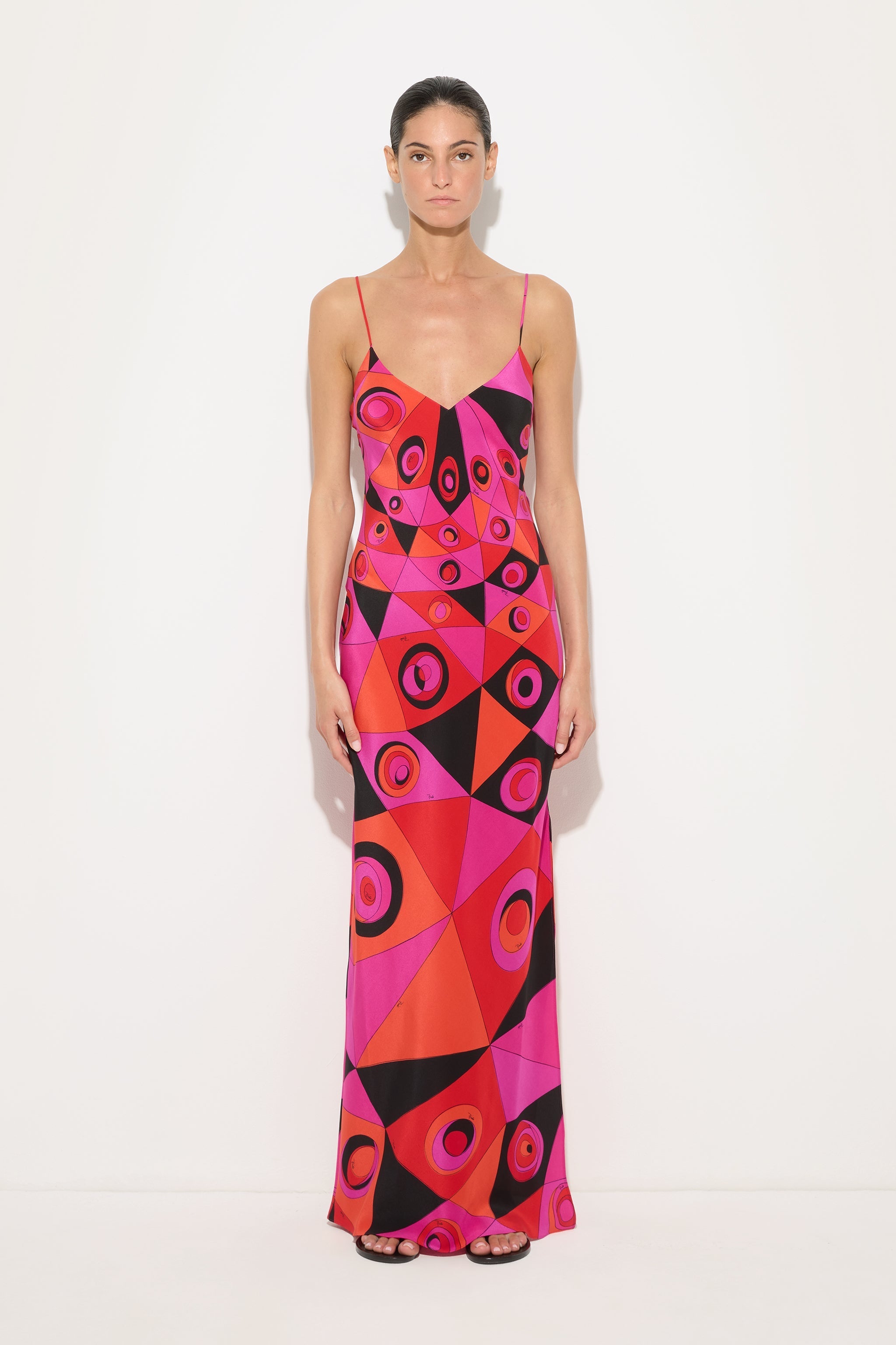 Pucci Occhi Print Silk Dress