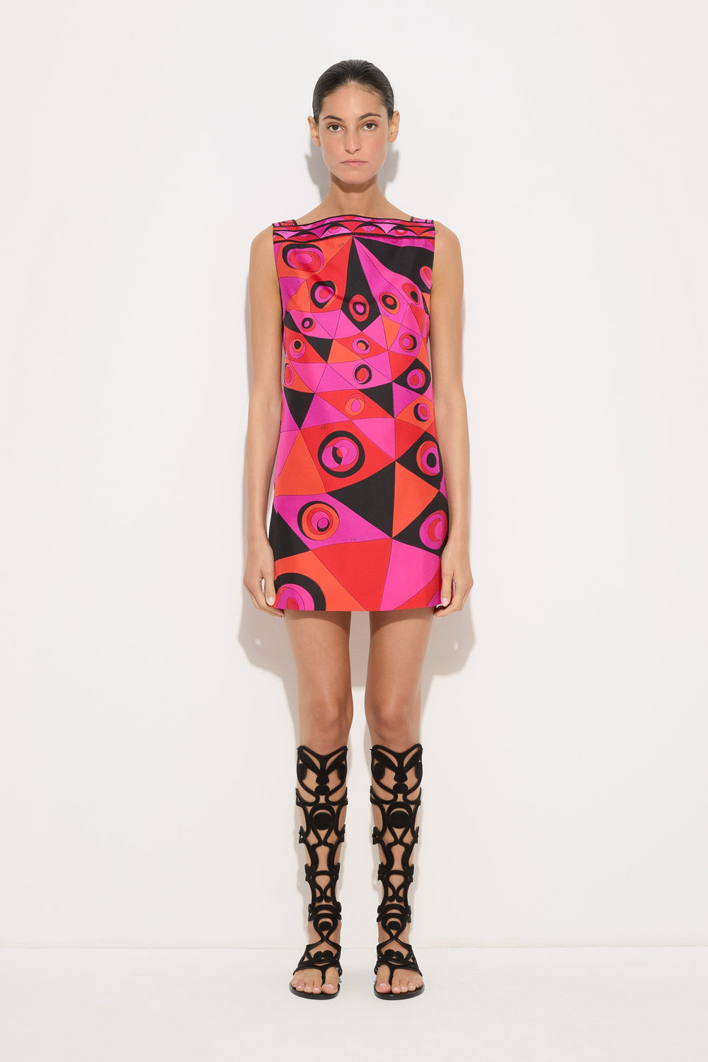 Pucci Occhi Print Silk Dress