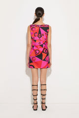 Pucci Occhi Print Silk Dress