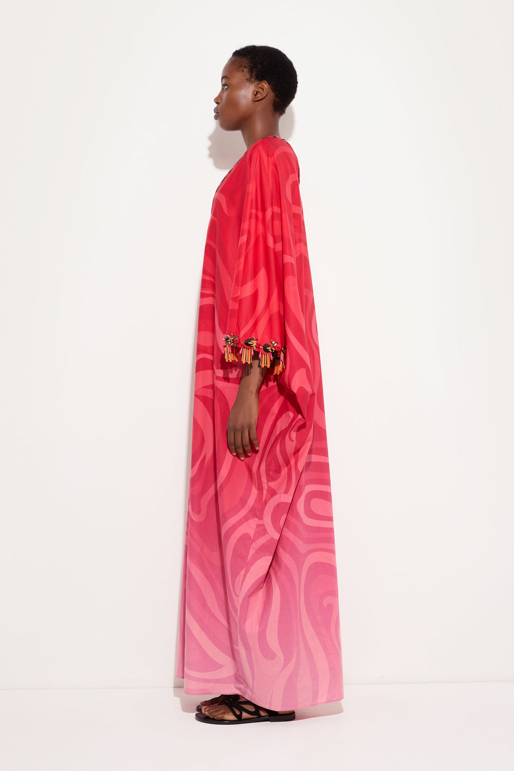 Pucci Marmo Degradé Print Popeline Kaftan