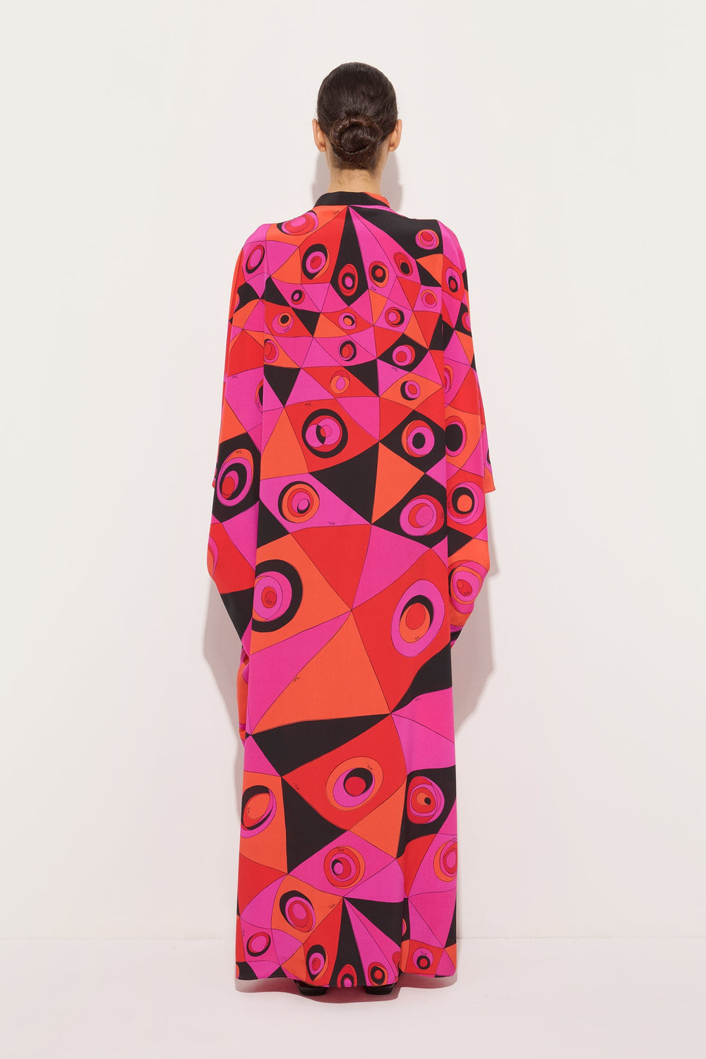 Pucci Occhi Print Silk Kaftan