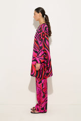 Pucci Marmo Print Silk Kaftan