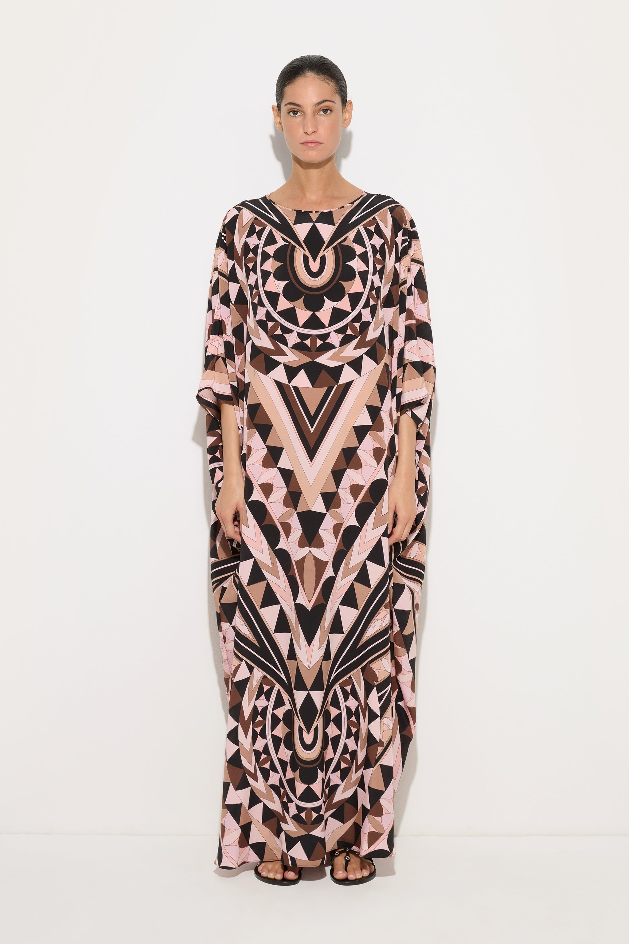 Pucci Manuba Print Silk Kaftan