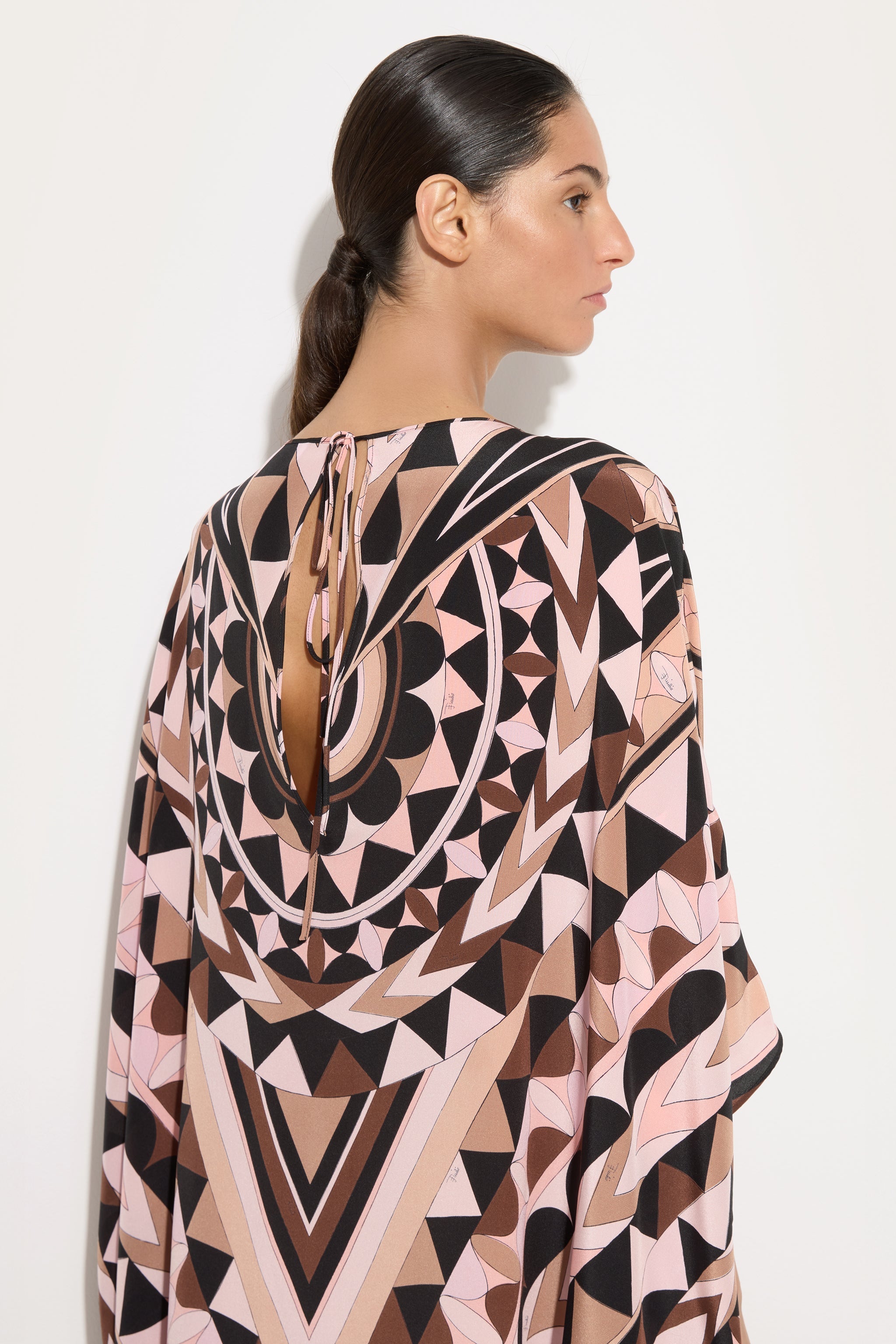 Pucci Manuba Print Silk Kaftan