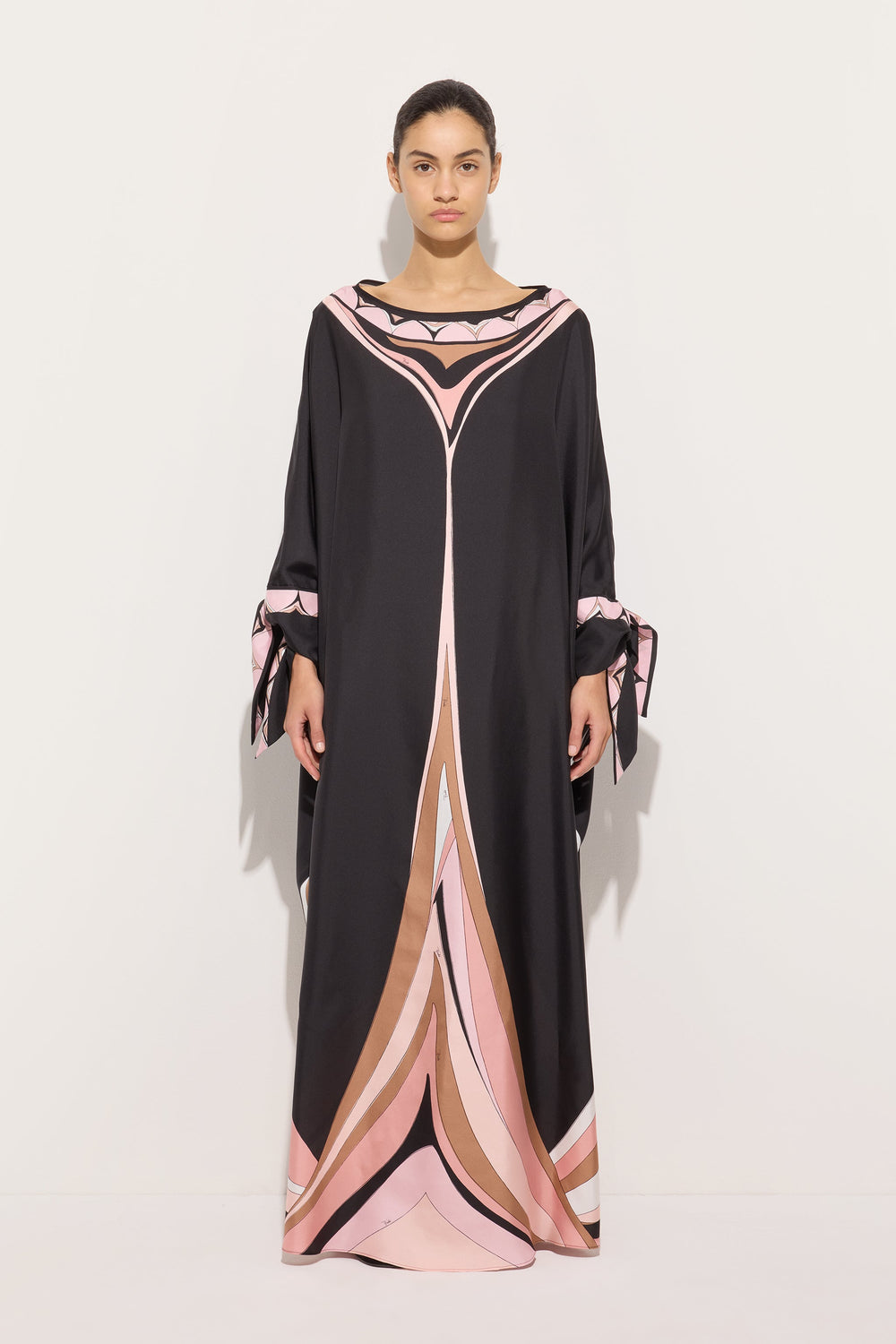 Pucci Fari Print Silk Kaftan