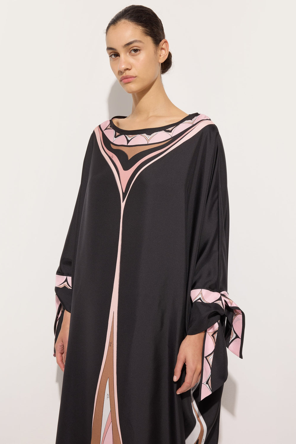 Pucci Fari Print Silk Kaftan