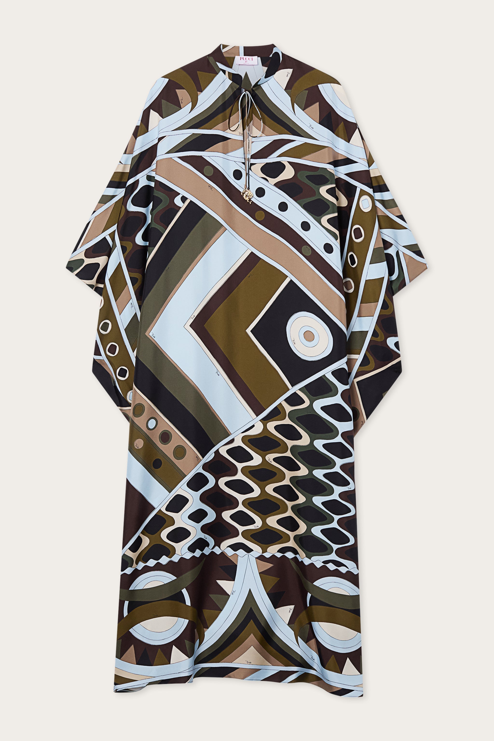 Pucci Vivara Print Silk Kaftan