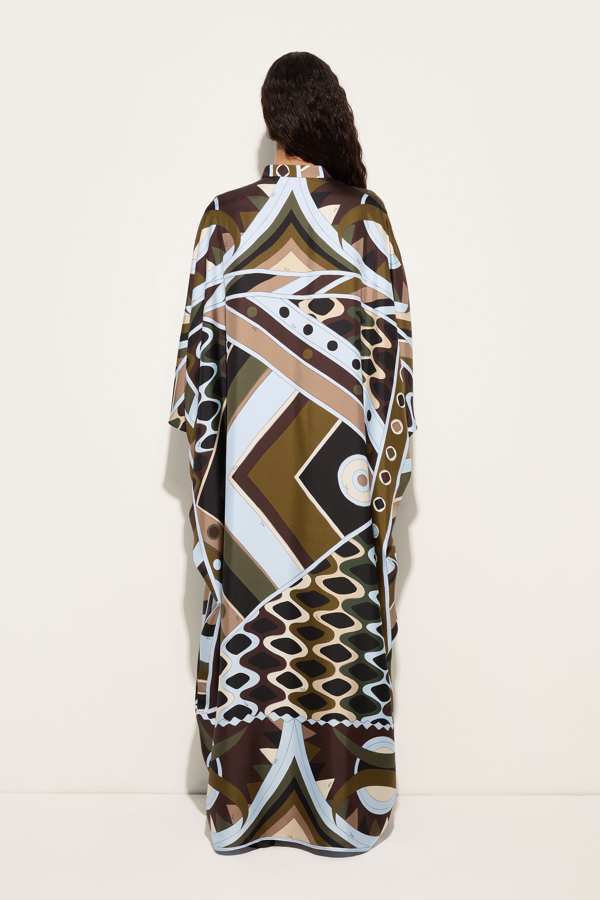 Pucci Vivara Print Silk Kaftan