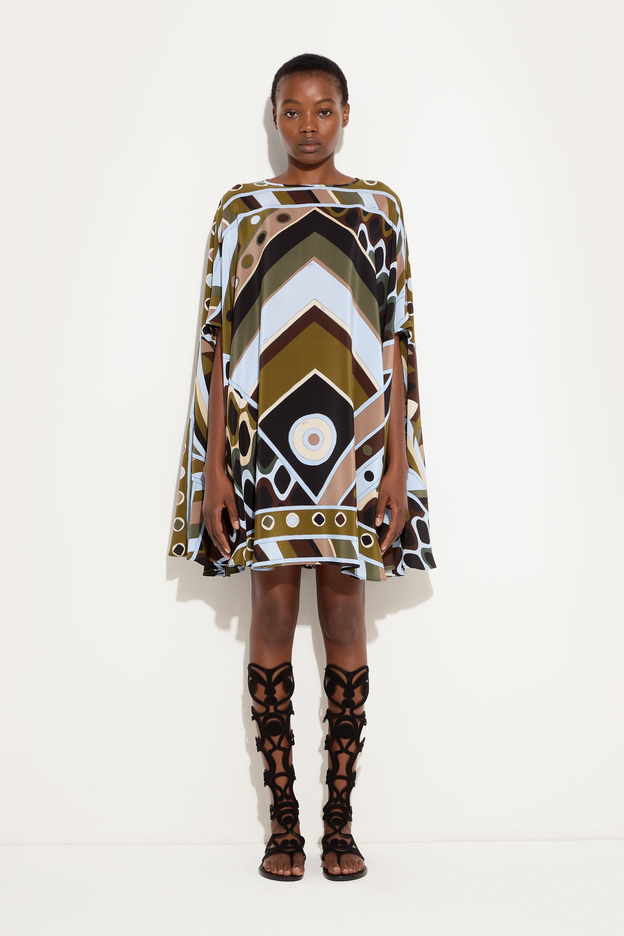 Pucci Vivara Print Silk Kaftan