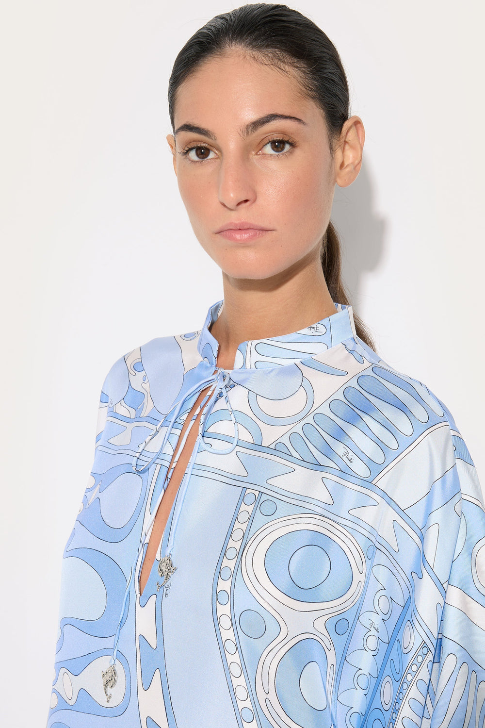 Pucci Soleil Print Silk Kaftan