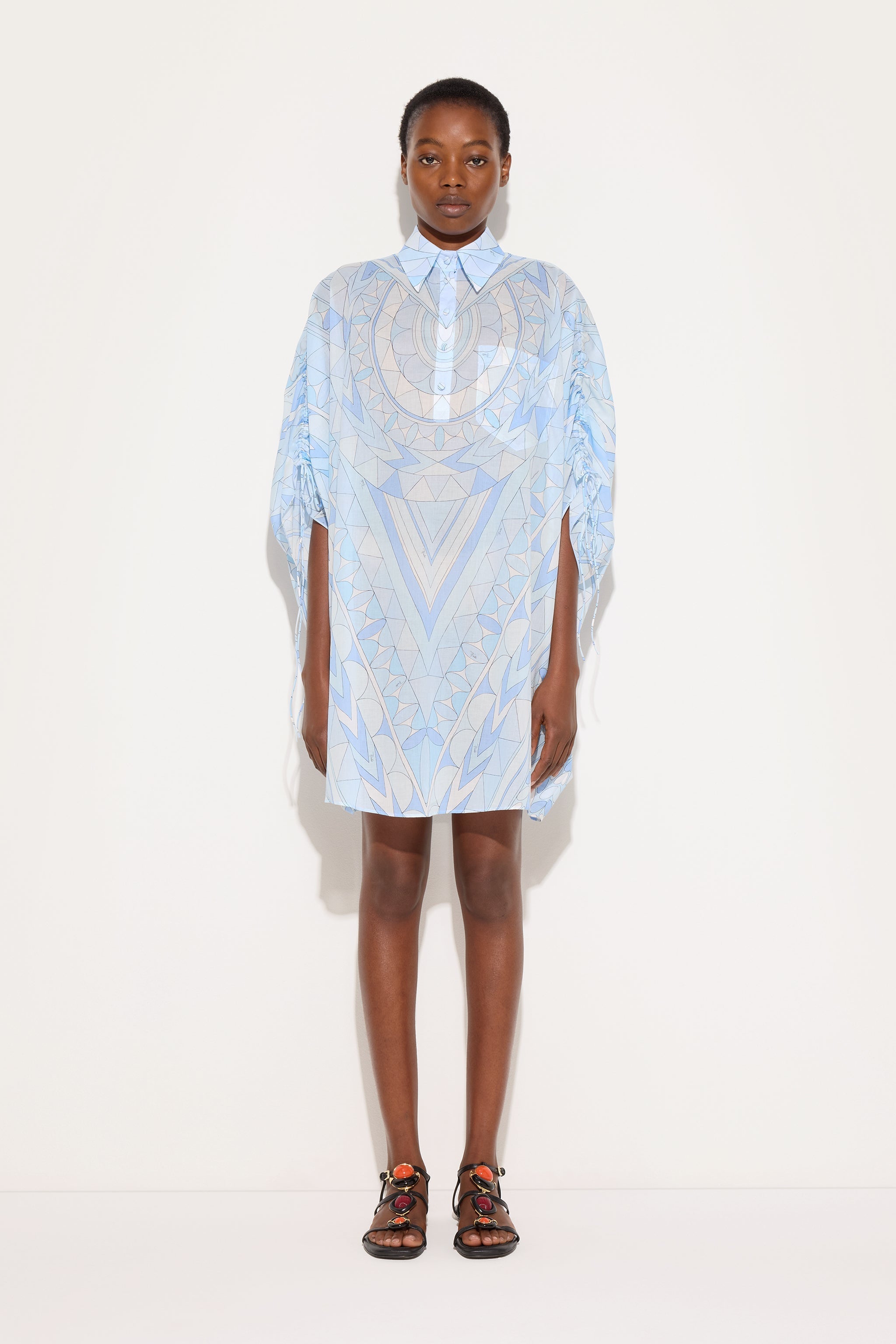 Pucci Manuba Print Cotton Kaftan