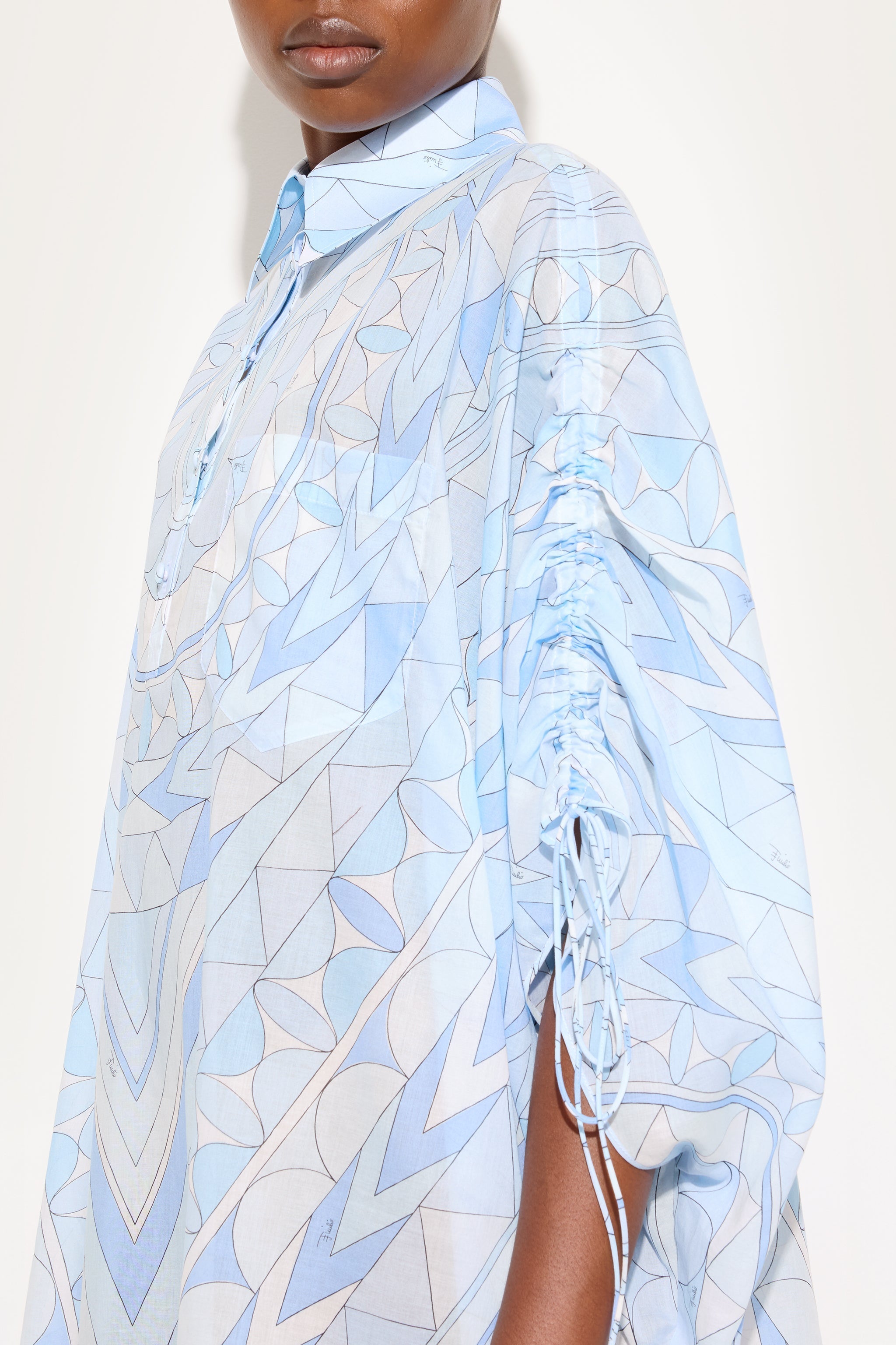 Pucci Manuba Print Cotton Kaftan