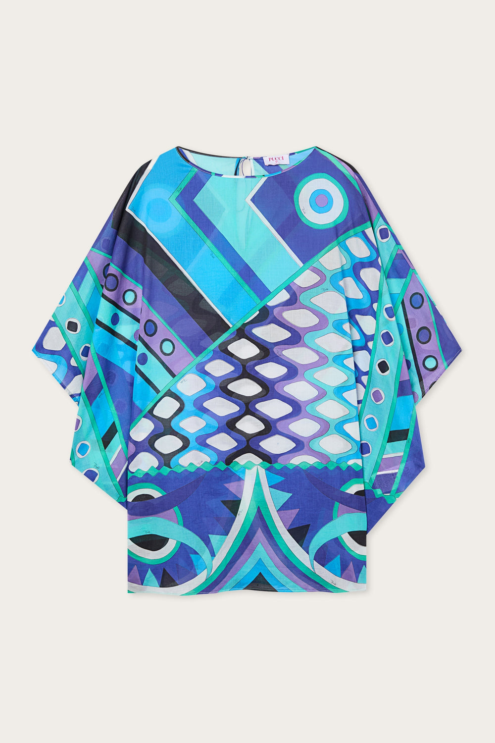 Pucci Vivara Print Cotton Kaftan