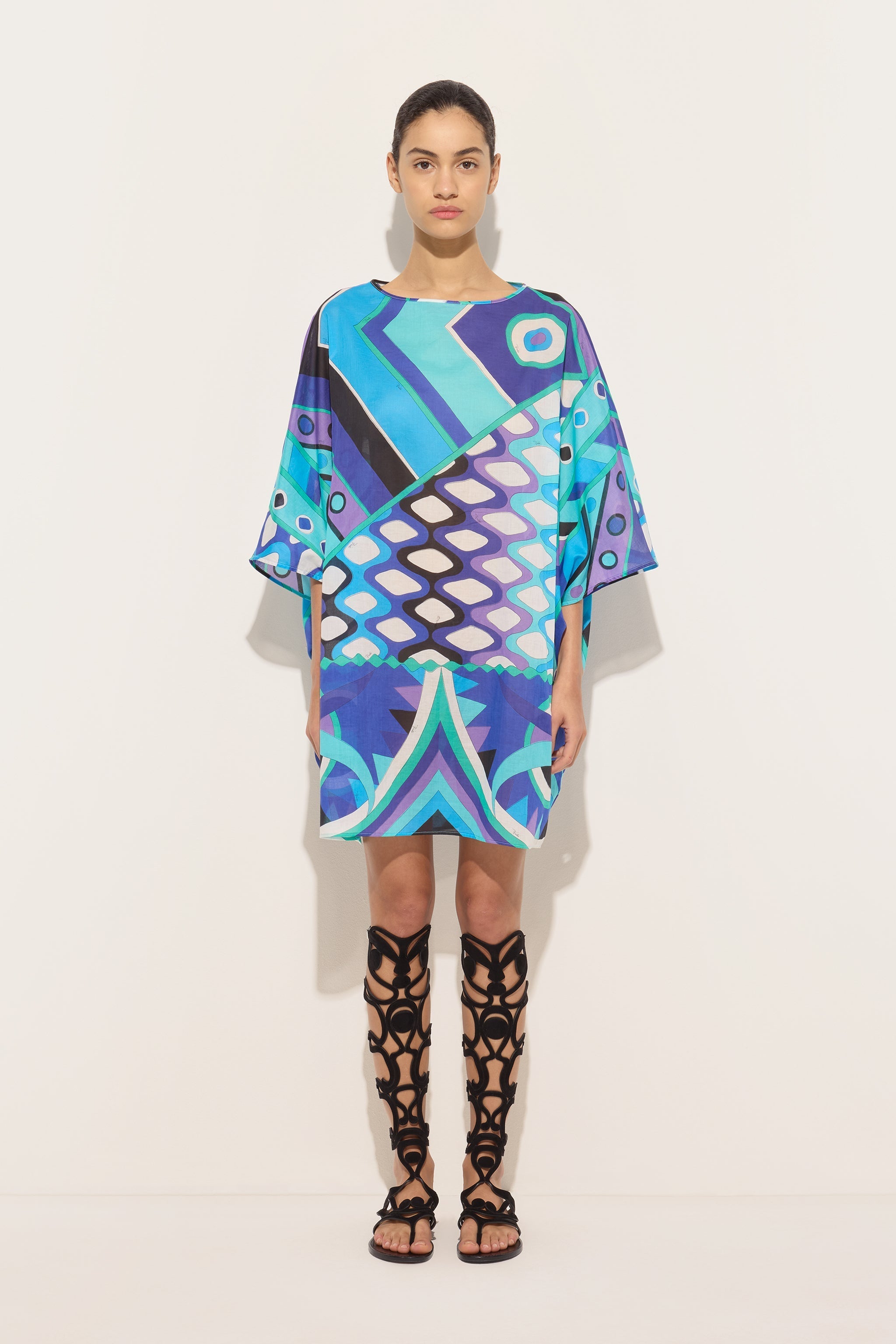 Pucci Vivara Print Cotton Kaftan