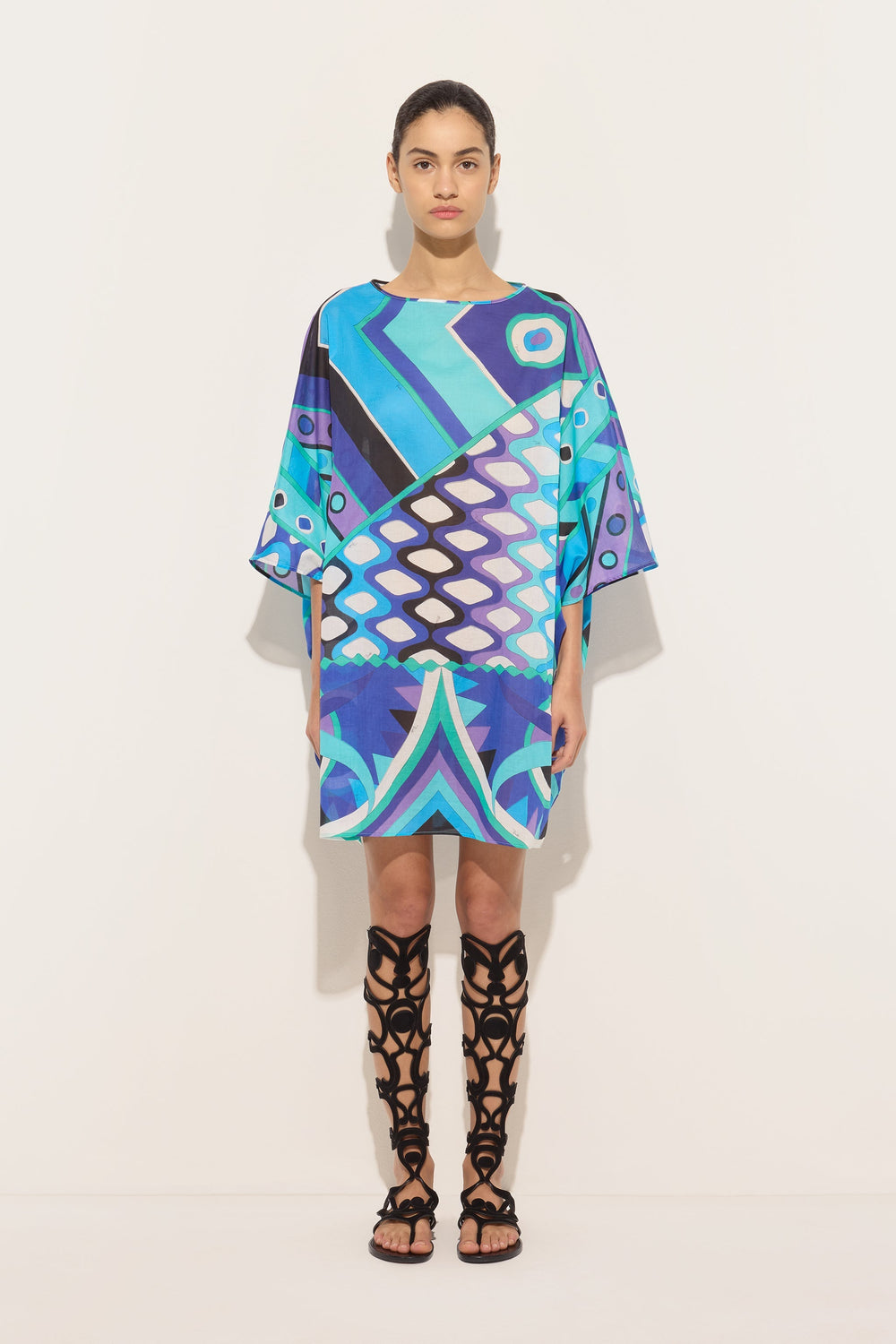 Pucci Vivara Print Cotton Kaftan