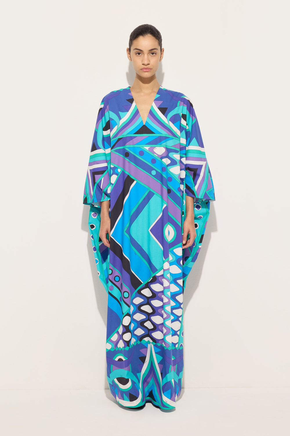 Pucci Vivara Print Popeline Kaftan
