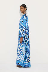 Pucci Vivara Print Long Silk Kaftan
