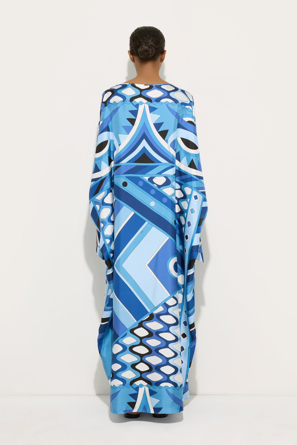 Pucci Vivara Print Long Silk Kaftan
