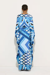 Pucci Vivara Print Long Silk Kaftan