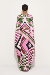Pucci Vivara Print Long Silk Kaftan