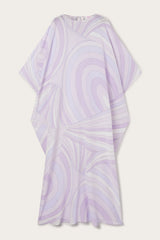 Pucci Iride Print Long Kaftan