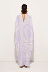 Pucci Iride Print Long Kaftan