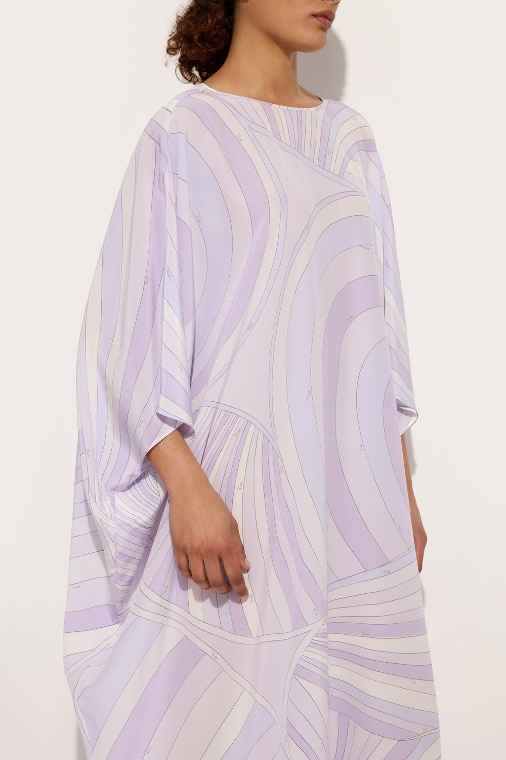 Pucci Iride Print Long Kaftan
