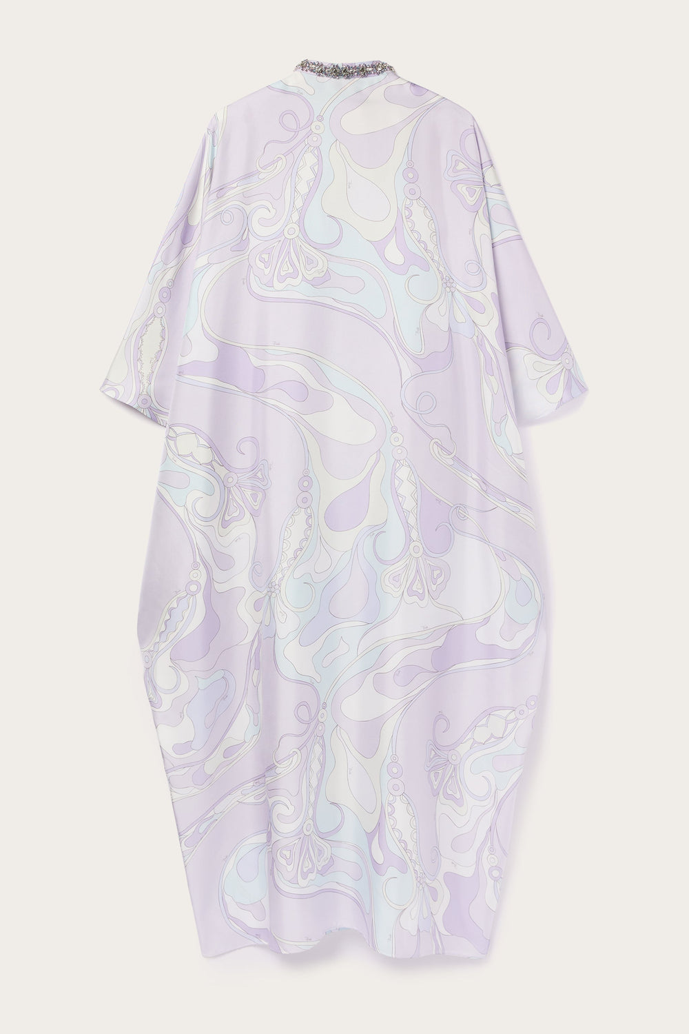 Pucci Orchidee Print Long Kaftan