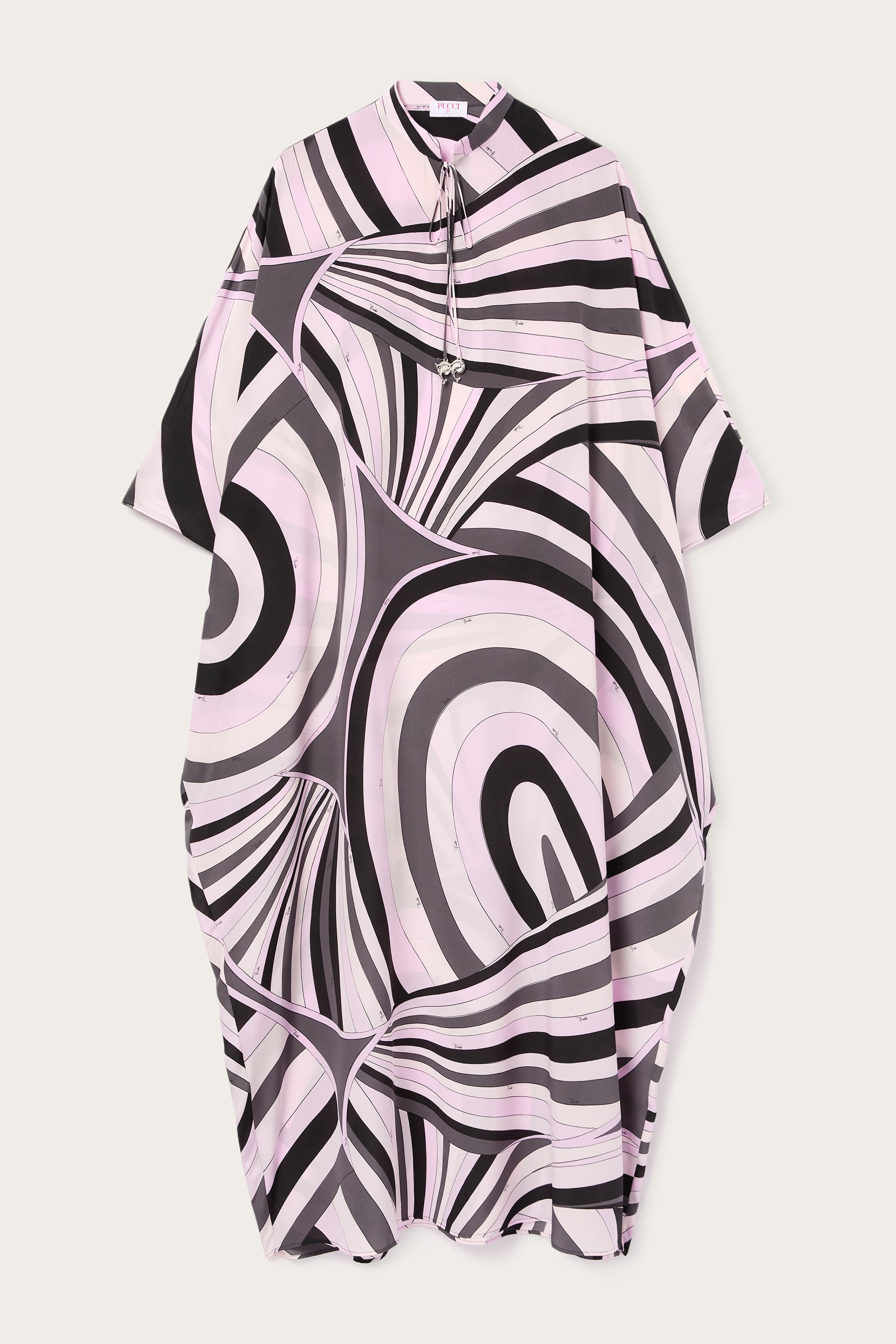 Pucci Iride Print Long Kaftan